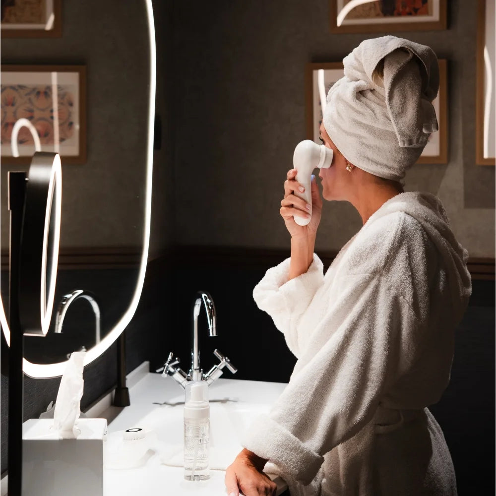 cepillo facial para limpieza profunda smart revival brush heka